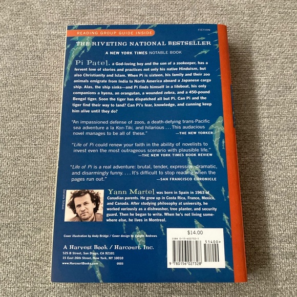 EUC Life of Pi Softcover Book - Picture 3 of 5